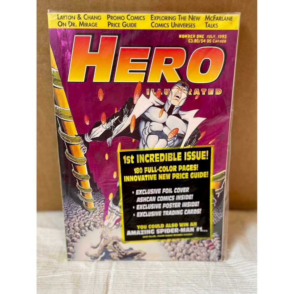 Hero Illustrated July 1993 #1 Magazine NEW in Bag - Star Trek Deep Space Nine‎
